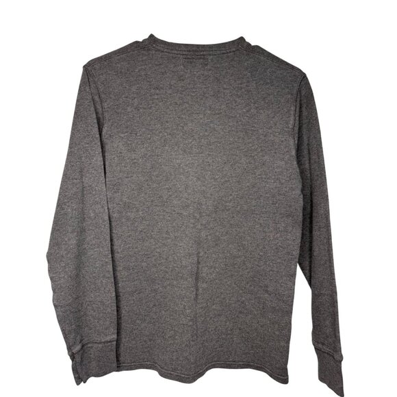 Polo Ralph Lauren Mens SZ S Gray Long Sleeve Thermal Crewneck Pullover Shirt - Picture 2 of 5